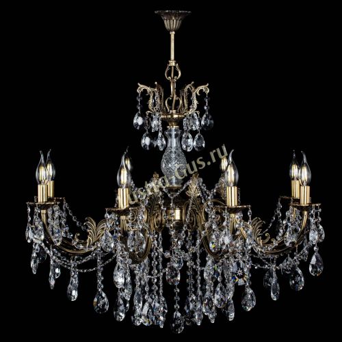 Люстра бронзовая Кассандра Алфея №8/1 звездочка в Нижнем Новгороде Гусь Хрустальный