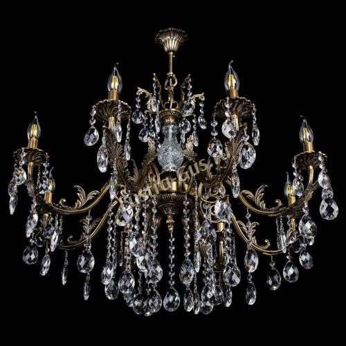 Люстра бронзовая Кассандра Алфея №8/2 баден в Нижнем Новгороде Гусь Хрустальный