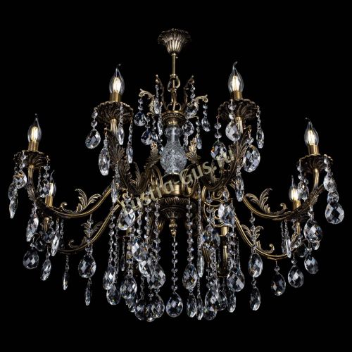 Люстра бронзовая Кассандра Алфея №8/2 баден в Нижнем Новгороде Гусь Хрустальный