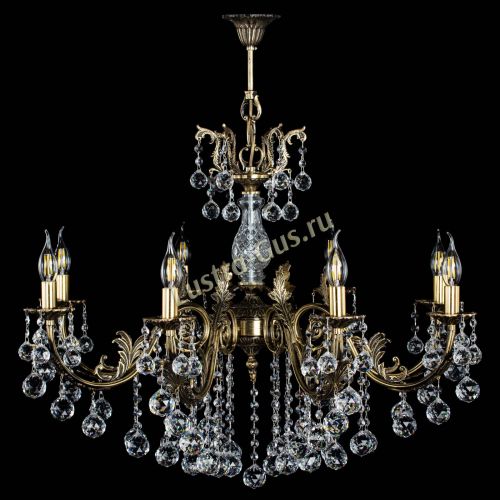 Люстра бронзовая Кассандра Алфея №8/2 шар в Нижнем Новгороде Гусь Хрустальный