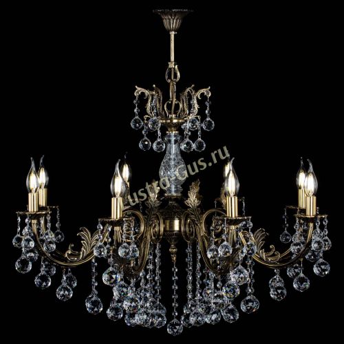 Люстра бронзовая Кассандра Алфея №8/2 шар в Нижнем Новгороде Гусь Хрустальный