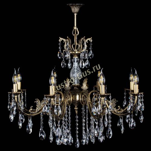 Люстра бронзовая Кассандра Алфея №8/2 журавлик в Нижнем Новгороде Гусь Хрустальный