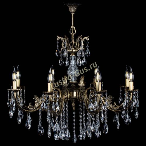 Люстра бронзовая Кассандра Алфея №8/2 журавлик в Нижнем Новгороде Гусь Хрустальный