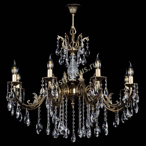 Люстра бронзовая Кассандра Алфея №8/2 журавлик в Нижнем Новгороде Гусь Хрустальный