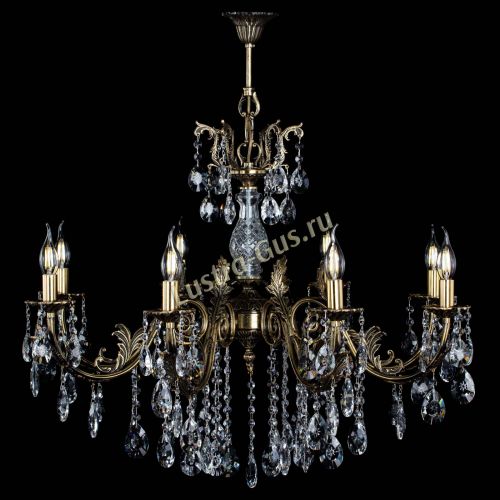 Люстра бронзовая Кассандра Алфея №8/2 звездочка в Нижнем Новгороде Гусь Хрустальный