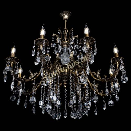 Люстра бронзовая Кассандра Алфея №8/2 звездочка в Нижнем Новгороде Гусь Хрустальный