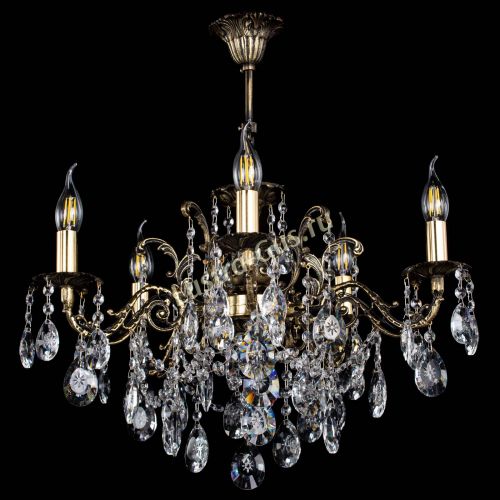 Люстра бронзовая Муза №5 звездочка в Нижнем Новгороде Гусь Хрустальный