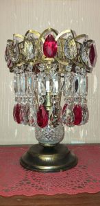 Настольная лампа Астра №1 под бронзу Красная в Нижнем Новгороде отзыв и фото покупателя