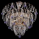 Люстра Агата Венеция №2 - 3 лампы фиолетовая в Нижнем Новгороде