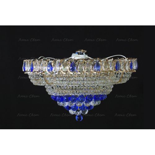 Люстра Кольцо пирамида шар 40 мм синяя в Нижнем Новгороде